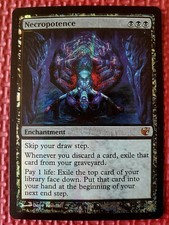 MtG Foil NECROPOTENCE 9/15 From the Vault: Exiled FTV Ships WORLDWIDE Magic SP+