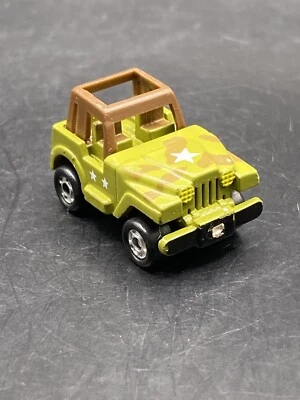 Vintage Micro Machines JEEP WRANGLER 4x4 Military 1988 Funrise Green & Brown VTG - Image 1 of 4