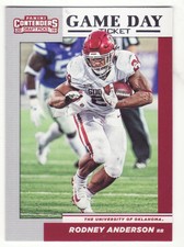 2019 Panini Contenders Draft Picks Collegiate - Game Day Ticket Rodney Anderson