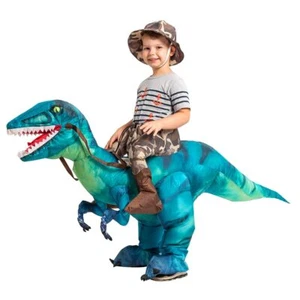 GOOSH Inflatable Dinosaur Costume for Kids Halloween Costumes Boys Girls 55 in - Picture 1 of 9
