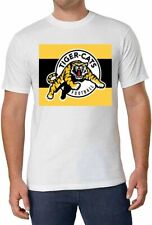 CFL  Hamilton Tiger Cats Logo T-Shirt Black or White 100% Cotton Men S to 3XL