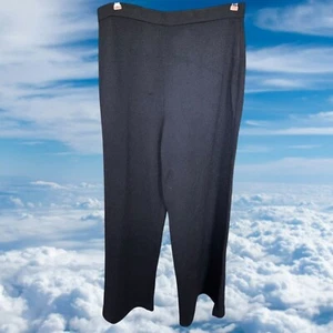 St John Abendhose Santana Strick Größe 16 schwarz weites Bein NEU $ 485 - Bild 1 von 6