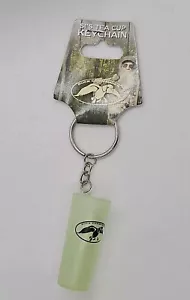 Uncle Si Tea Cup Duck Commander Keychain Key Ring Souvenir NOS Green - Picture 1 of 11