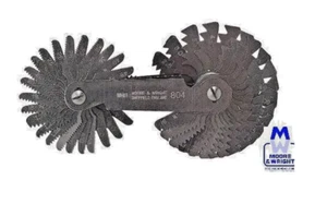 MOORE & WRIGHT SCREW PITCH GAUGE 49PC METRIC & IMPERIAL 804 - Picture 1 of 2