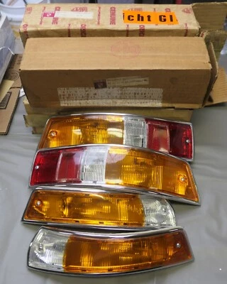Juego de conjuntos de intermitentes y luces traseras NOS 1965-68 Porsche SWB 911 912 Euro Foto 1 de 4