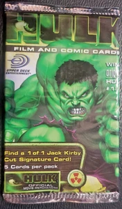 Upper Deck MARVEL THE INCREDIBLE HULK Film & Comic 5 Cards Per Pack - Picture 1 of 6