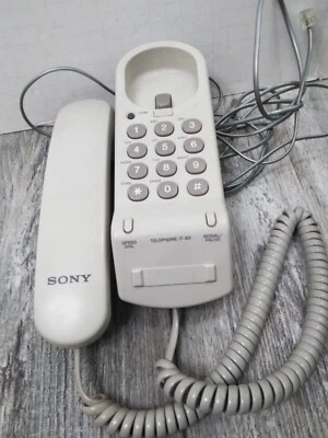 De colección. Teléfono fijo Sony IT-B3 con cable tono táctil teléfono BEIGE ESCRITORIO/PARED Foto 1 de 4