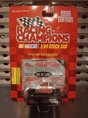XRARE 1/64 1996 RACING CHAMPIONS DALE JARRETT #88 ORIGINAL CHROME CHASE CAR - Image 1 of 4