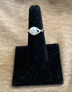 NVC Natalia V. Collister Sterling Silver Ring With Crystals C120-46 - Picture 1 of 5