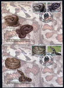 251 - NORTH MACEDONIA 2020 - Fauna - Snakes -FDC - Picture 1 of 2