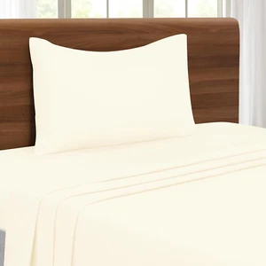 Twin Sheet Set - Double Brushed Microfiber Bedding Set, 3 Piece Deep Pocket Twin - Picture 1 of 5