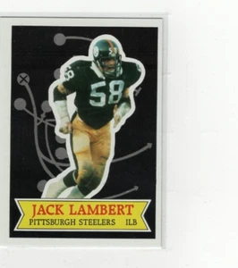 1984 Jack Lambert Topps NFL Football Stars #25 kostenloser Versand (G933) - Bild 1 von 1