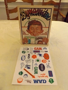 RARE VINTAGE ALFRED E. NEUMAN MAD MAGAZINE TATOO SHEET PLUS DYNAMITE ISSUE - Picture 1 of 8