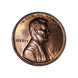1971 S Lincoln Wheat Cent S/S DDO - Picture 1 of 7