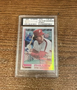 1982 RYNE SANDBERG eCON 5 BLUE PHILLIES 1/25 MINT CONDITION - Picture 1 of 2