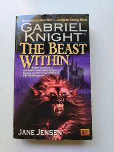 Gabriel Knight The Beast Within by Jane Jensen 1998 Video Game Adaptation RARE - Picture 1 of 6