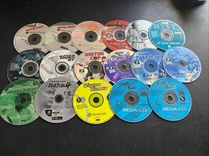 (17) Sega Games Lot: Disc Only, Scratches On Discs, Untested - Picture 1 of 5