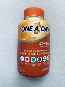 ONE A DAY Womens Complete Daily Multivitamin with Vitamin A B C D ~ Exp 8/25 - Picture 1 of 5