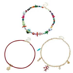 Tropical Ocean Style Lightweight Necklace With Adjustable Chain Marine Creature - Picture 1 of 11
