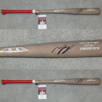 MOOKIE BETTS Signed AXE Game Model Bat MB50 w/ his Grip + JSA COA #58314 - Image 1 of 4