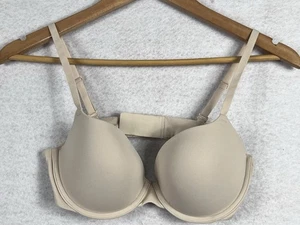 Reggiseno T-Shirt SKIMS Adatto a Tutti Nudo 34C Liscio Ferretto Imbottito 🔥 LEGGI🔥 Nuovo senza etichette - Foto 1 di 3