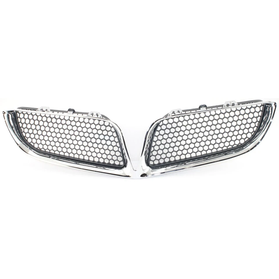 Rejilla para Pontiac Bonneville 2000-2005 carcasa cromada con inserción de plástico gris Foto 1 de 4