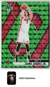 2024-25 Panini Mosaic #21 Jaime Jaquez Jr. Green Mosaic Miami Heat - Bild 1 von 2
