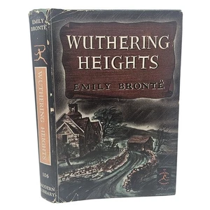 Wuthering Heights Emily Bronte  Modern Library  1950 HC DJ Fritz Eichenberg 106 - Picture 1 of 19