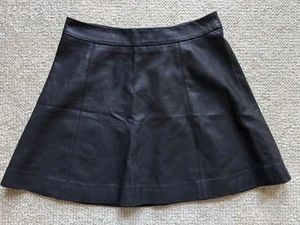 BEN SHERMAN Leather Skirt Size 8 - Picture 1 of 3