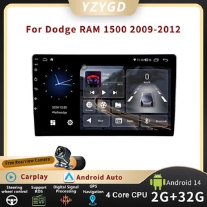 Radio estéreo para coche 10' para Dodge RAM 1500 2009-2012 CarPlay Android pantalla GPS DSP - Imagen 1 de 17