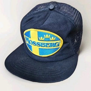 Vtg Mossberg Firearms Triple Crown Logo Snapback New Era Mesh Hat Cap USA Made  - Picture 1 of 11