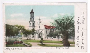 Postal de Cathedral St Augustine Florida Detroit Pub - Imagen 1 de 1