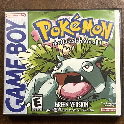 Pokémon Versión Verde - Game Boy GB Solo Estuche Foto 1 de 4