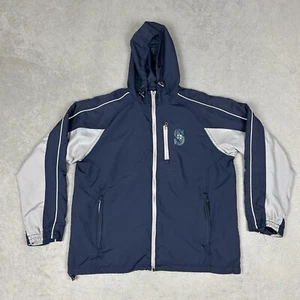 G-III MLB Seattle Mariners Regenjacke Herren Medium Navy Blau Grau MLB Baseball - Bild 1 von 12