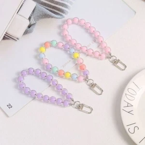 Beads Bracelet Key Chain Anti-Lost Lanyard Mobile Phone Chain Wrist Strap Rope - Zdjęcie 1 z 19