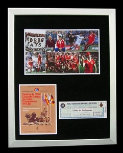 NOTTINGHAM FOREST LTD 1980 COPA EUROPEA CALIDAD FINAL ENMARCADA + ENVÍO GLOBAL EXPRESO - Imagen 1 de 7