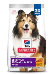 Hill'S Science Diet Adult Sensitive Stomach & Skin Dry Dog Food,30LB - Picture 1 of 6