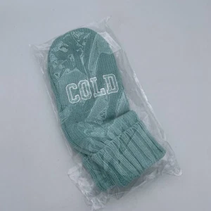 Cold AF Turquoise Women’s Winter Mittens - Funny - Picture 1 of 3