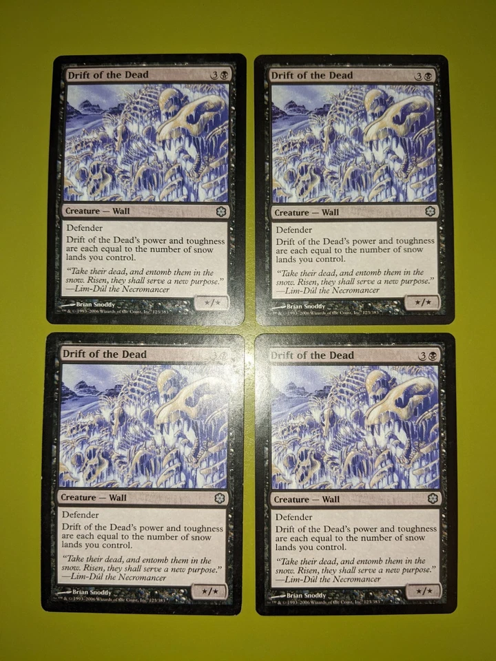 Drift of the Dead x4 Coldsnap Theme Deck Reprints 4x Magic the Gathering MTG - Image 1 of 1