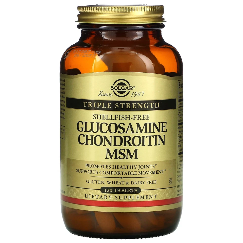 Solgar Glucosamina Condroitina MSM Extra Fuerza 120 Tabs Foto 1 de 1