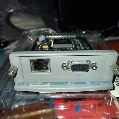 HP JETDIRECT 610N TOKEN RING 10/100TX J3112A NETWORK CARD. - Image 1 of 4