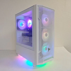 Gaming PC RGB i7 32GB RAM 1TB SSD NVIDIA GTX750Ti Desktop Computer WIN 11 Pro - Picture 1 of 10
