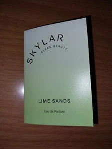 Skylar LIME SANDS EDP 1.5ml .05oz Trial Spray Vial Sample On Card NEW - Picture 1 of 3