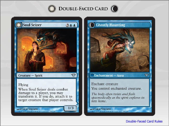SOUL SEIZER // GHASTLY HAUNTING Dark Ascension MTG Magic Cards DJMagic - Image 1 of 1