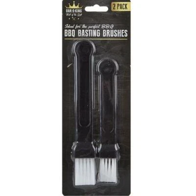 New! 2pc Heat Resistant Pastry Brush Set Long Handle BBQ Basting Cooking Tool - Image 1 of 3