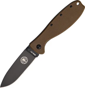 ESEE Zancudo Mosquito D2 Framelock Black Folding Blade Coyote Brown Knife R2CBB - Picture 1 of 1