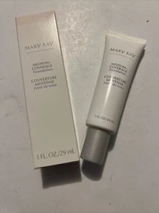 Mary Kay Ivory 202 Medium Coverage Foundation Gray Wide Cap Discontinued 356800 - Picture 1 of 2