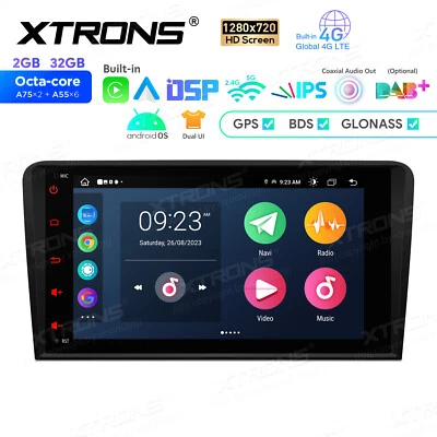 8 inch For Audi A3 S3 RS3 8P Car Stereo Radio Android 14 GPS DSP 8-Core Navi 32G - Image 1 of 4