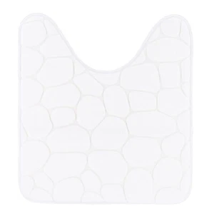 Memory Foam Contour Bath Mat Pebble Design 18x20 - Picture 1 of 86