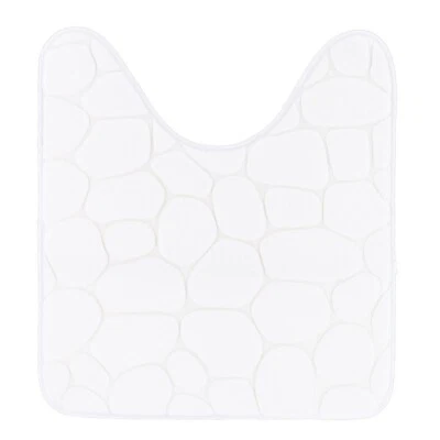 Alfombra de baño contorno de espuma viscoelástica diseño guijarros 18x20 Foto 1 de 2